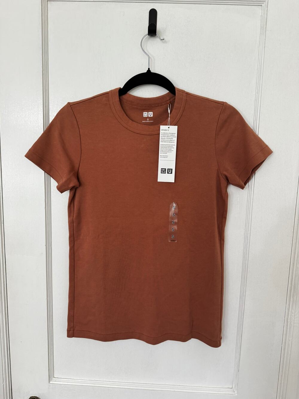 Uniqlo Crew Neck Short Sleeve T-Shirt, 100% Cotton NWT size S